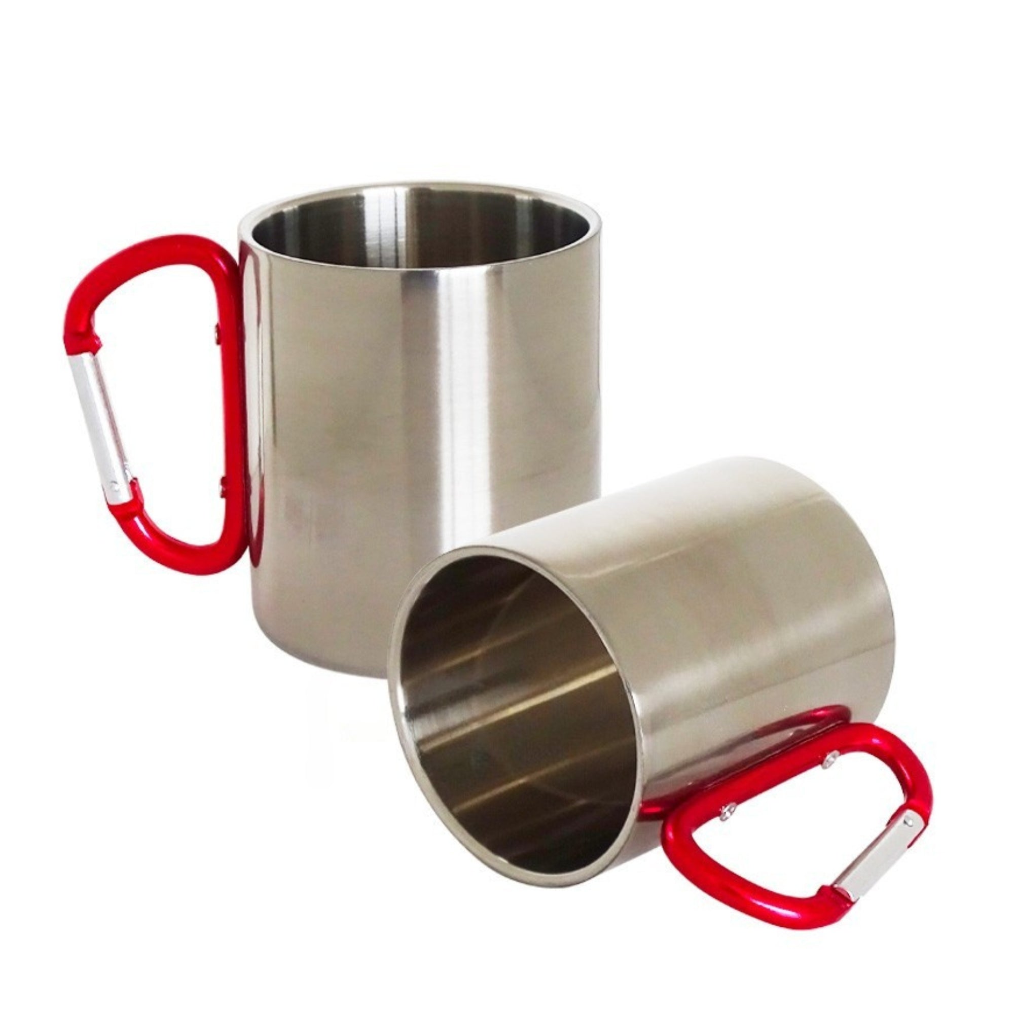 Tazza in acciaio con moschettone 🏔