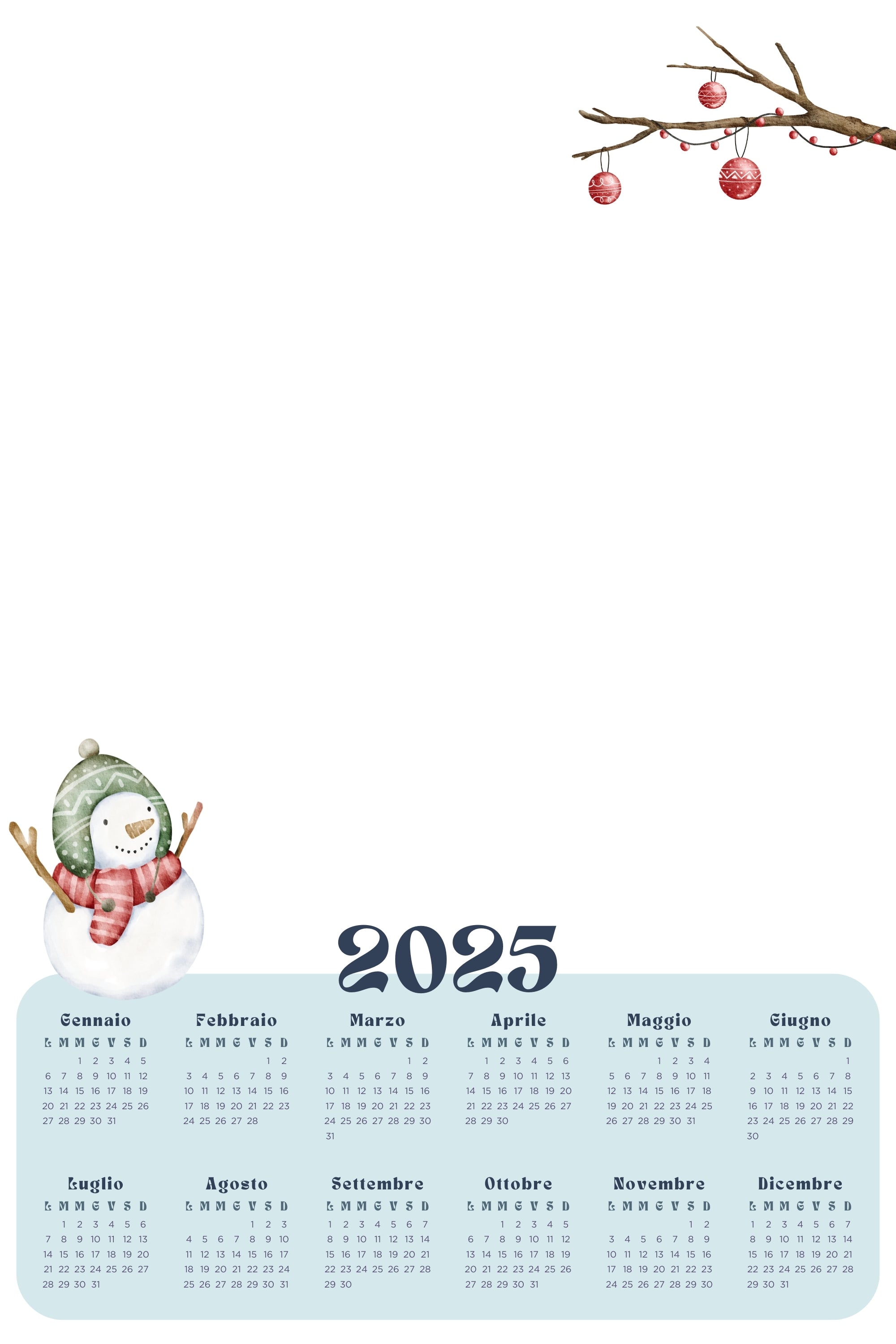Calendario invernale