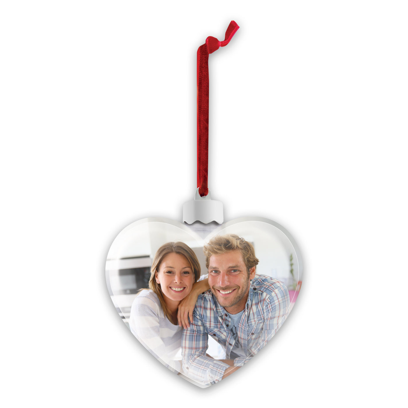 Pallina di Natale Cuore Personalizzata