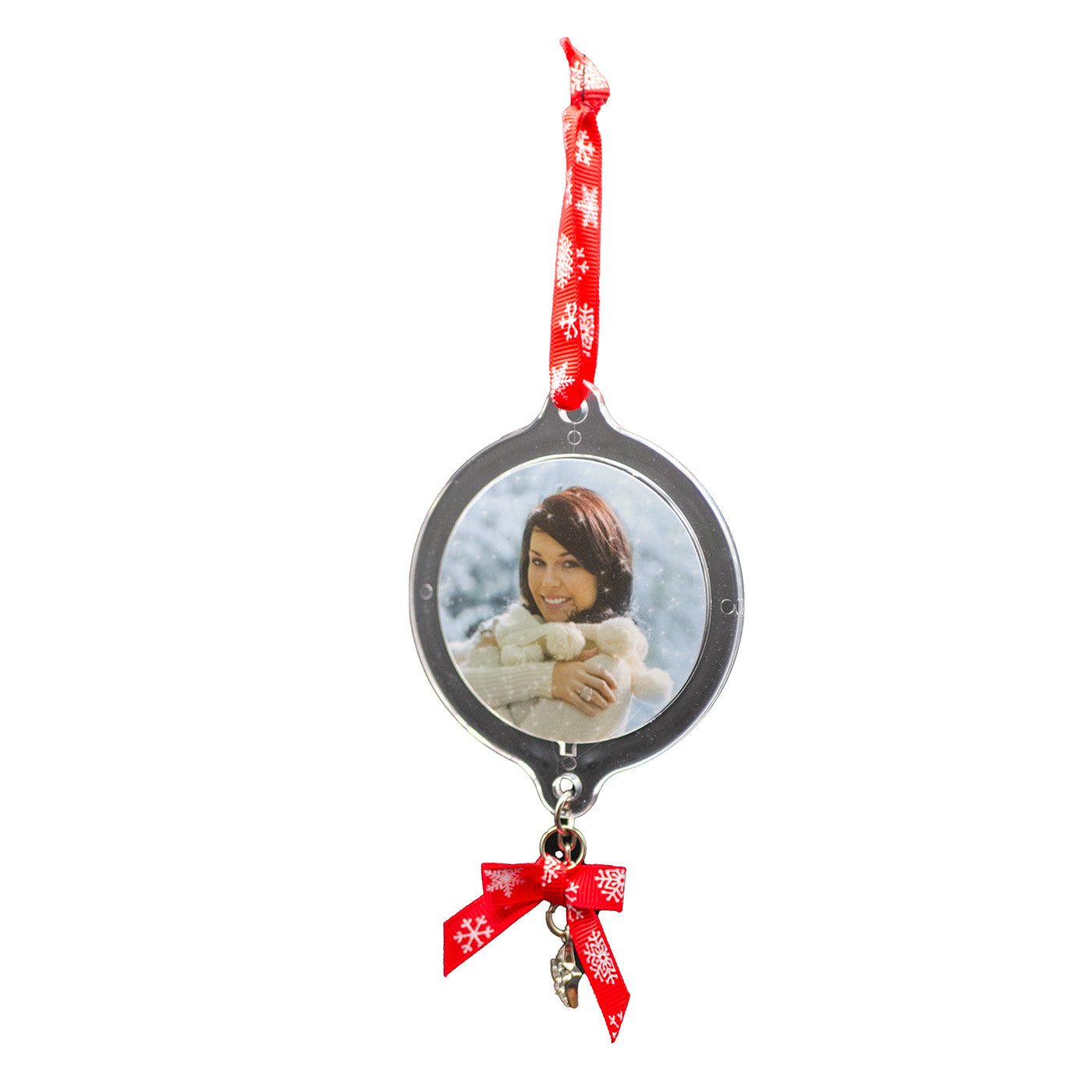 Pallina di Natale Cerchio con Gioiello a stella