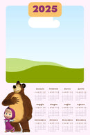 Calendario Masha e Orso