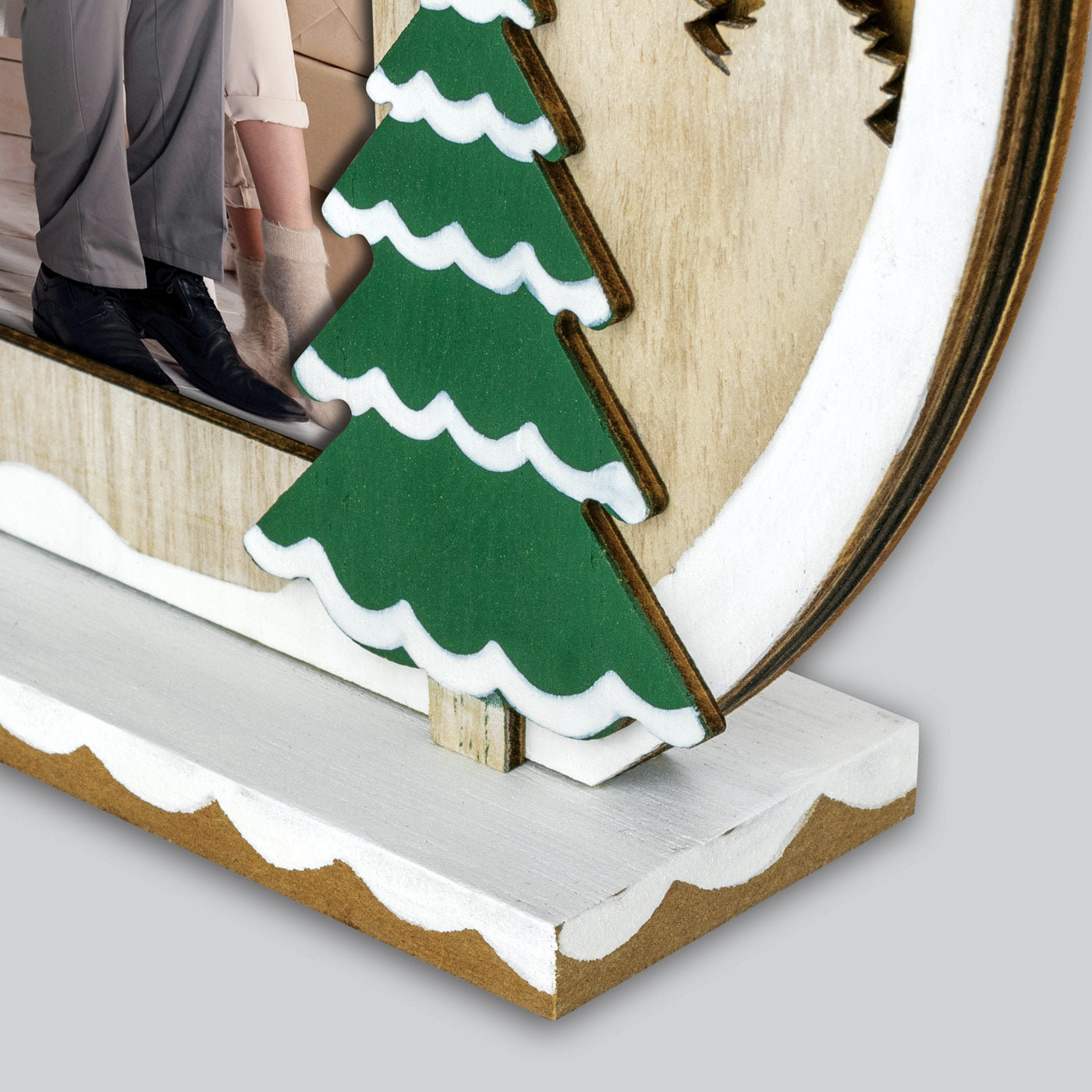 Cornice Cerchio Bianca